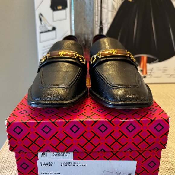 Tory Burch Perrine Square-Toe Loafers - Picture 3 of 9